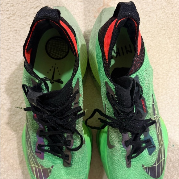 nike alphafly ekiden Green and Black Athletic Running Shoes VEUC 10.5 main image 4